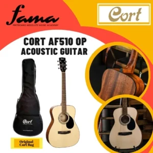 cort af510 op open pore standard series acoustic guitar concert body