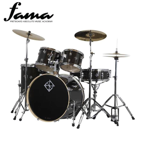 dixon spark sp522a drum set complete standard 5 piece drum kit bundle