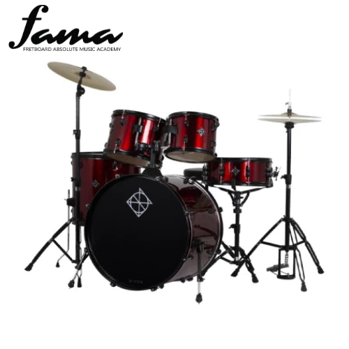 dixon spark sp522a drum set complete standard 5 piece drum kit bundle