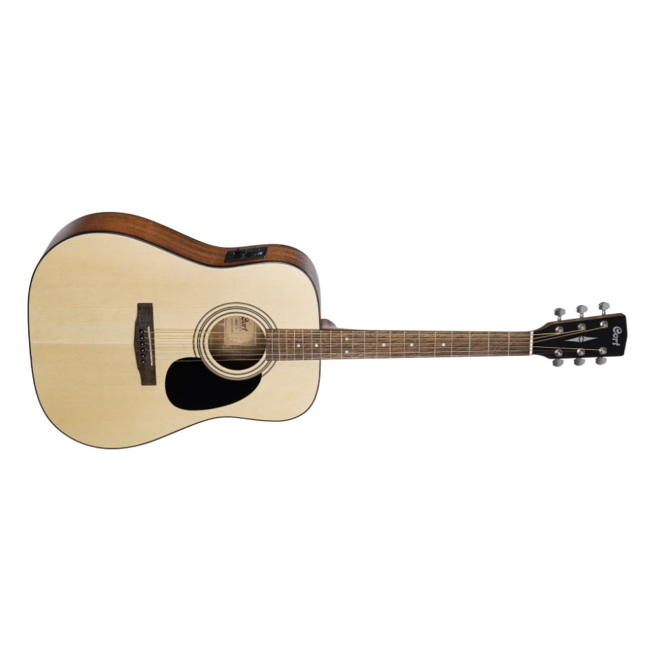 cort ad810e op open pore standard series beginner acoustic guitar come with pickup and gigbag