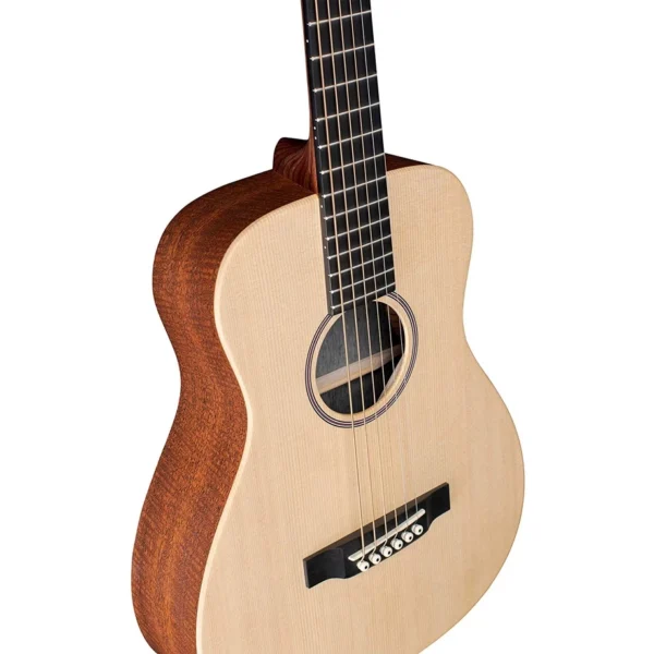 martin lx1 little martin solid sitka spruce top acoustic guitar with padded gig bag