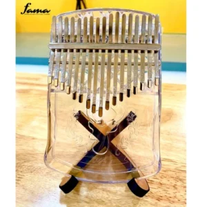 crystal transparent 17 keys kalimba body thumb piano