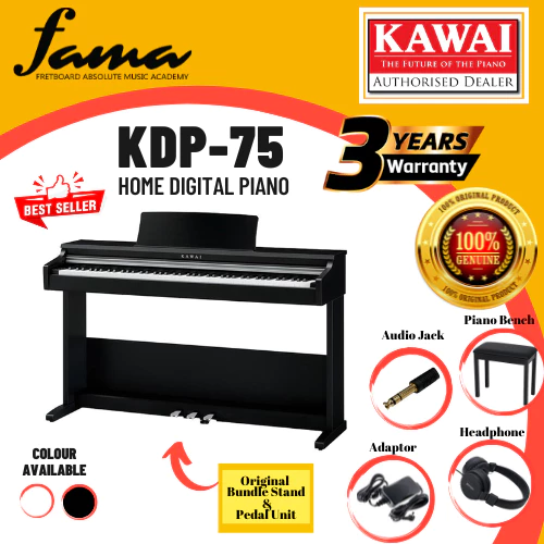 kawai kdp 75 88 key digital piano home portable electric piano