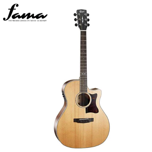cort grand regal ga5f bw solid top acoustic guitar with fishman® presys eq