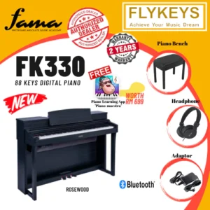 flykeys fk330 88 key digital electric upright piano (fk 330 / fk 330)