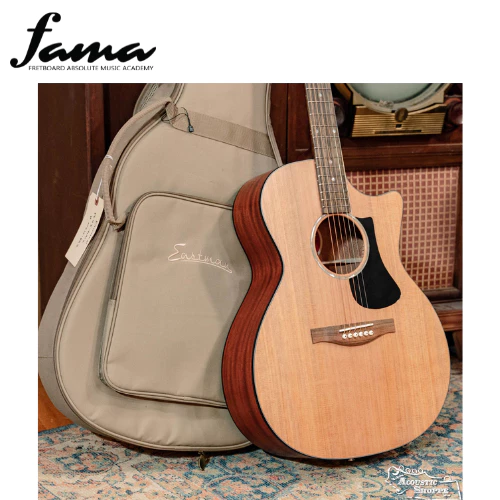 eastman pch1 gace solid top acoustic guitar with fishman pickup