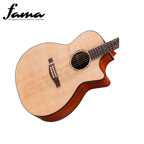 eastman pch1 gace solid top acoustic guitar with fishman pickup