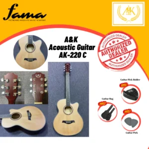 a&k ak 220 c 40'' cutaway acoustic guitar (ak220)