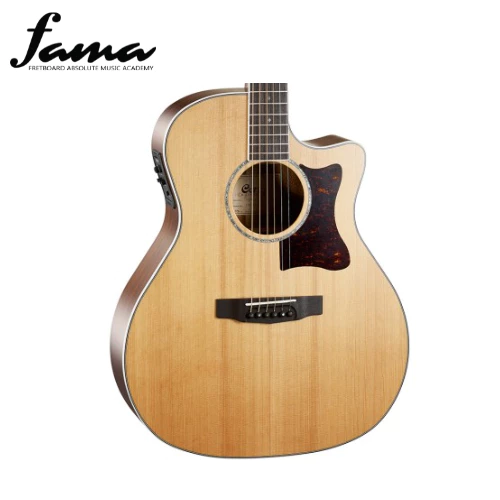 cort grand regal ga5f bw solid top acoustic guitar with fishman® presys eq