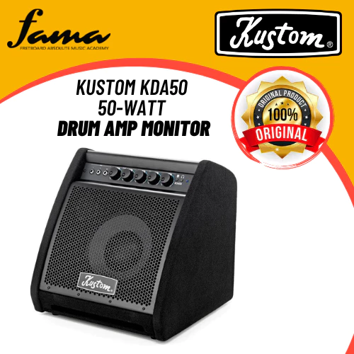 kustom kda50 50 watt drum amp monitor (kda 50 / kda 50)