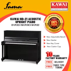 kawai nd 21 brand new acoustic upright piano (nd 21 / nd21)