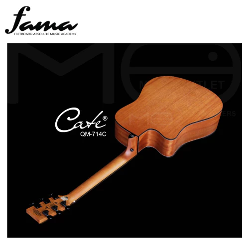 cate qm 714c acoustic guitar (natural)cate qm 714c acoustic guitar (natural)