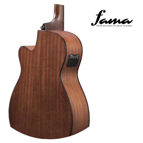 ibanez vc44ce opn v series acoustic electric guitar, open pore natural