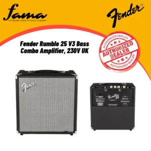 fender rumble 25 v3 bass combo amplifier, 230v uk