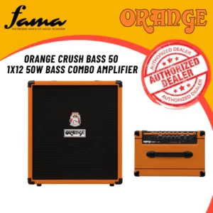 orange crush bass 50 1x12 50w bass combo amplifier