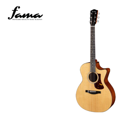 eastman ac122 1ce full solid with fishman sonitone with guitar casing bag padded