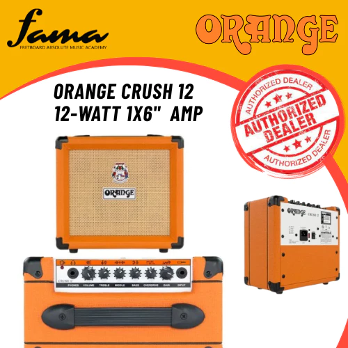 orange crush 12 12w electric guitar combo amp / guitar amplifier