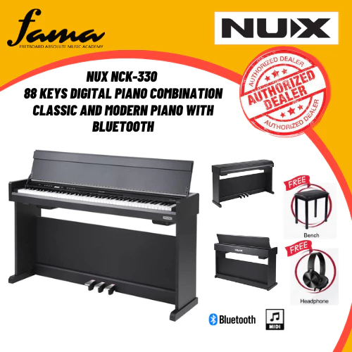 nux nck 330 88 keys digital piano combination classic and modern piano with bluetooth