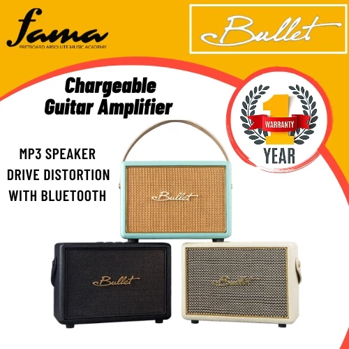 bullet free face 3# chargeable guitar amplifier mp3 speaker drive distortion with bluetooth