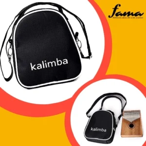 17 keys kalimba thumb piano soft case with cotton shoulder strap portable bag