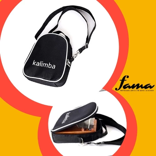 17 keys kalimba thumb piano soft case with cotton shoulder strap portable bag