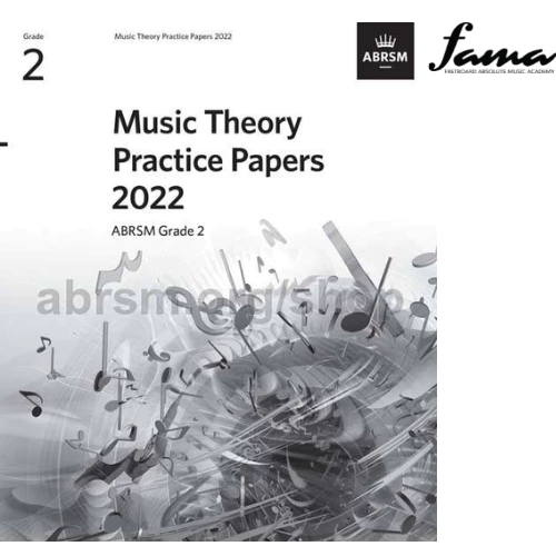2022 abrsm music theory practice papers grade 1 8 past year test paper