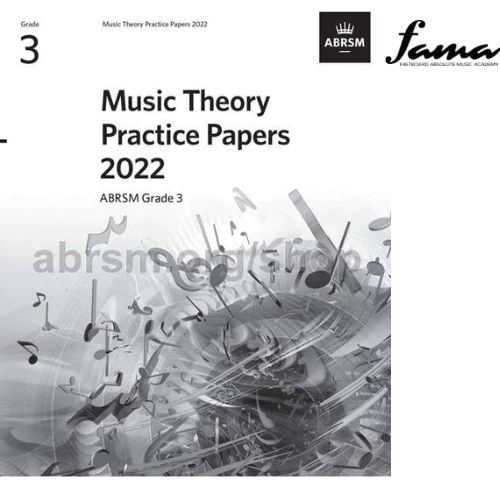 2022 abrsm music theory practice papers grade 1 8 past year test paper