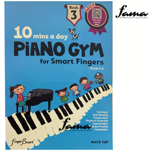finger smart dino music theory for young musician book 1 & book 2 by alice yap