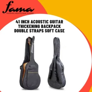 41 inch acoustic guitar thickening backpack double straps soft case