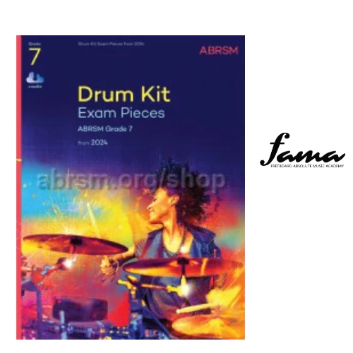 abrsm drum kit exam pieces from 2024 grade 7