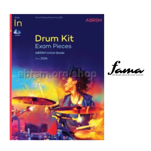 abrsm drum kit exam pieces from 2024 initial grade