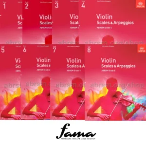 abrsm violin scale & arpeggios exam book grade 1 8