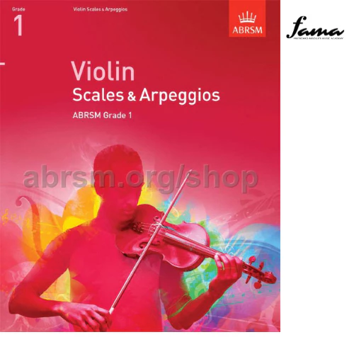 abrsm violin scale & arpeggios exam book grade 1 8