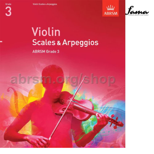 abrsm violin scale & arpeggios exam book grade 1 8