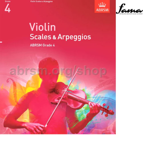 abrsm violin scale & arpeggios exam book grade 1 8