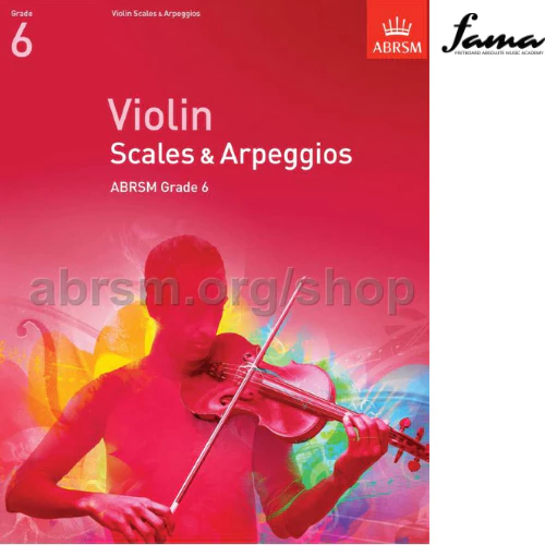 abrsm violin scale & arpeggios exam book grade 1 8
