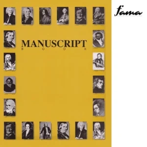 composer music manuscript book 32 pages rhythm mp