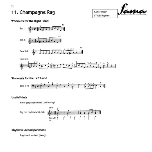 easy jazzin about for piano keyboard (revised) book pam wedgwood 3