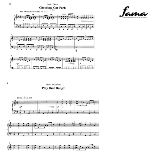 jazzin about styles piano grades 2 4 2