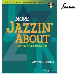 easy jazzin' about for piano/keyboard (revised) book pam wedgwood