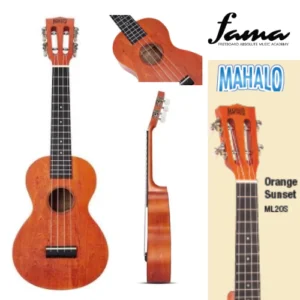 mahalo concert 23' inch size ukulele island color series