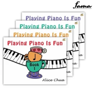 playing piano is fun book 1 book 4 by alice chua practical book piano book music book