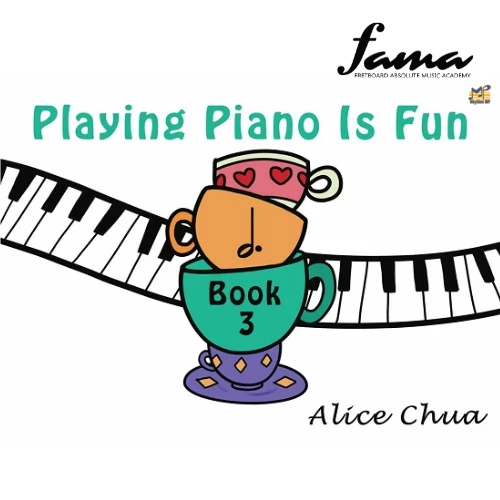 playing piano is fun book 1 book 4 by alice chua practical book piano book music book