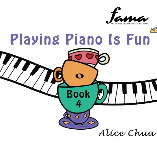 playing piano is fun book 1 book 4 by alice chua practical book piano book music book