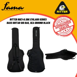 ritter rge1 b.sbk evilard series bass guitar gig bag, sea ground black