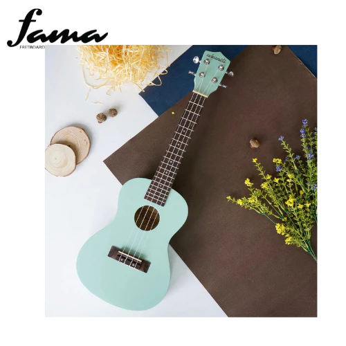 ukunili ukulele concert 23' tiffany blue (gloss) with free gifts
