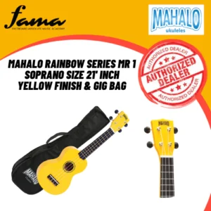 mahalo rainbow series mr 1 soprano size 21' inch finish & gig bag