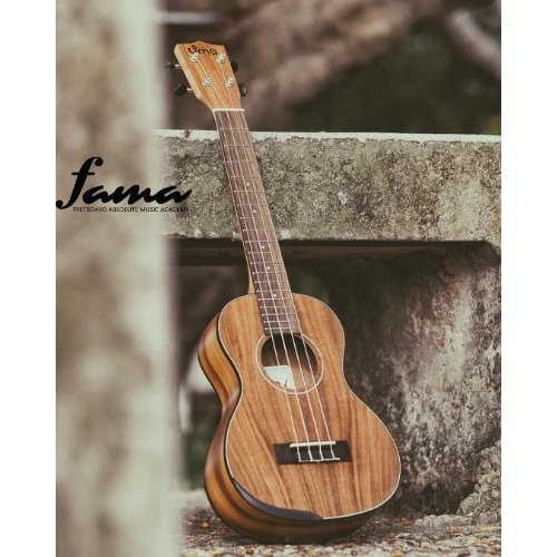 uma ukulele 26' tenor acacia koa wood uma baby t