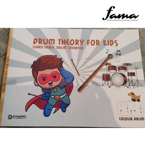 drum theory for kids learn early, drum smarter drum book for beginner young kid by dynamic