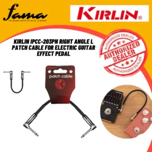 kirlin ipcc 203pn right angle l patch cable for electric guitar effect pedal